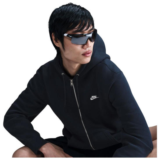 Nike Ανδρική ζακέτα Sportswear Club Full-Zip Fleece Hoodie Nike Ανδρική ζακέτα Sportswear Club Full-Zip Fleece Hoodie
